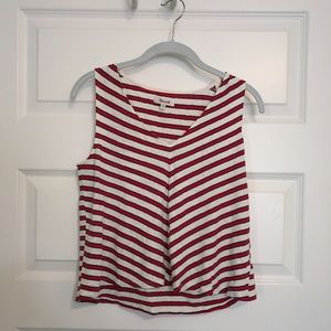 Chevron stripe swing tank top
